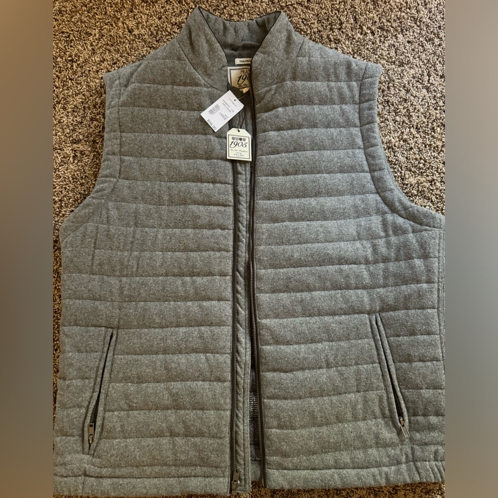 Jos. A Bank grey vest